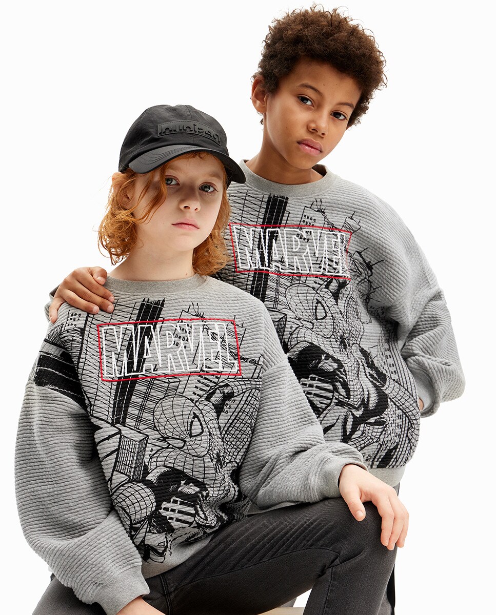 Sweatshirt Marvel Cinzento-3
