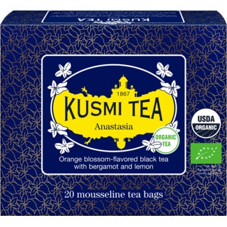 Chá Preto sabor a Laranja com Bergamota e limão 20 saquetas embalagem 44 g - Kusmi Tea
