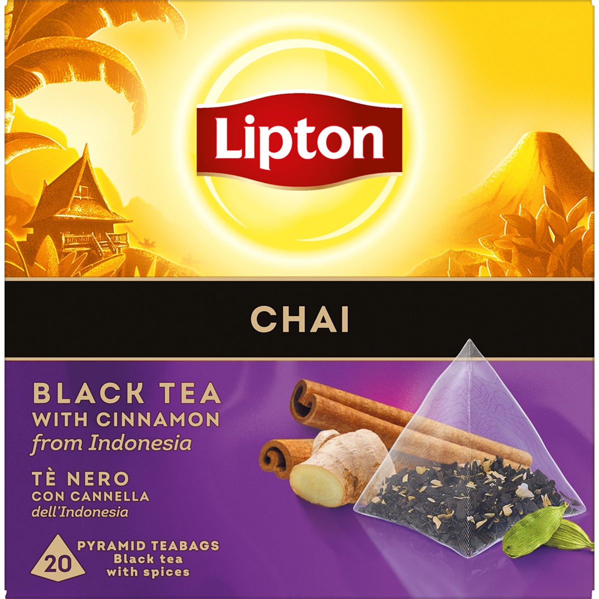 Chá Preto Chai embalagem 20 saquetas