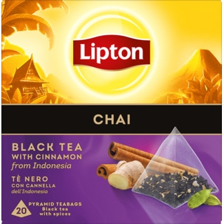 Chá Preto Chai embalagem 20 saquetas - Lipton