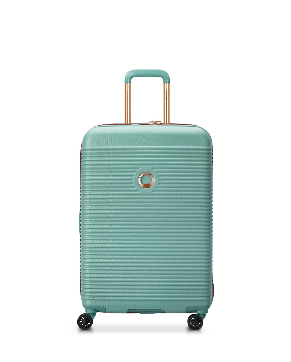 Freestyle maleta trolley mediana 4 ruedas dobles 66cm Verde-1