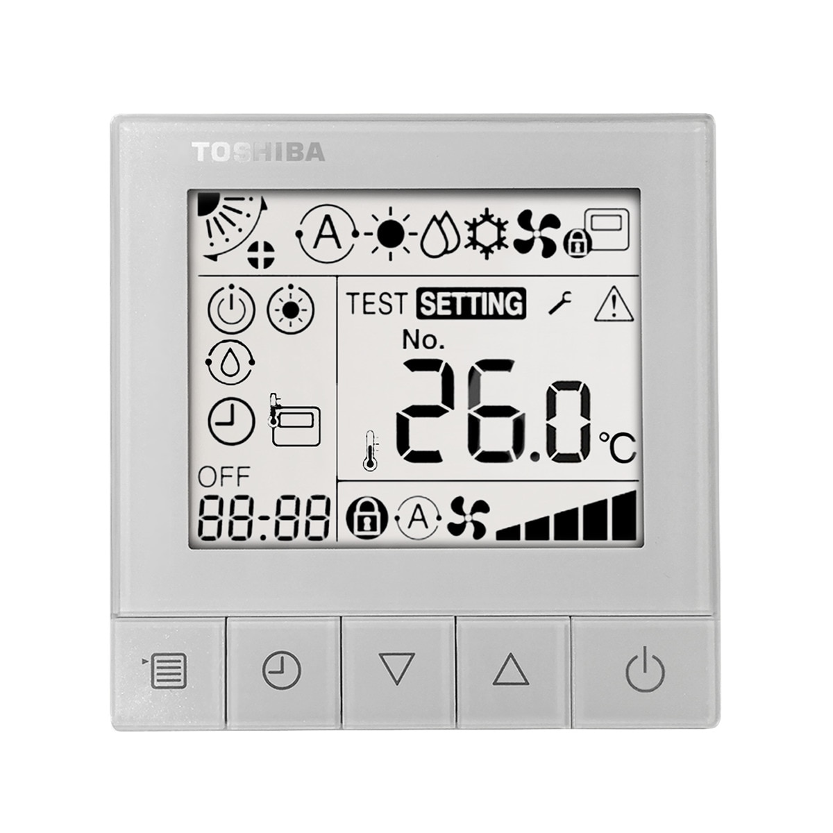 Aire acondicionado casette Toshiba  Inverter con 9401 Frig/h y 9633 Kcal/h - DAYTONA SDI 110 Blanco-3