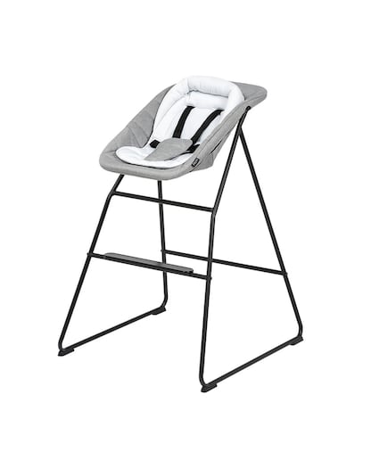Imagen 0 de Conjunto recién nacido From Hamaca para Trona Wood/Steel Highchair gris