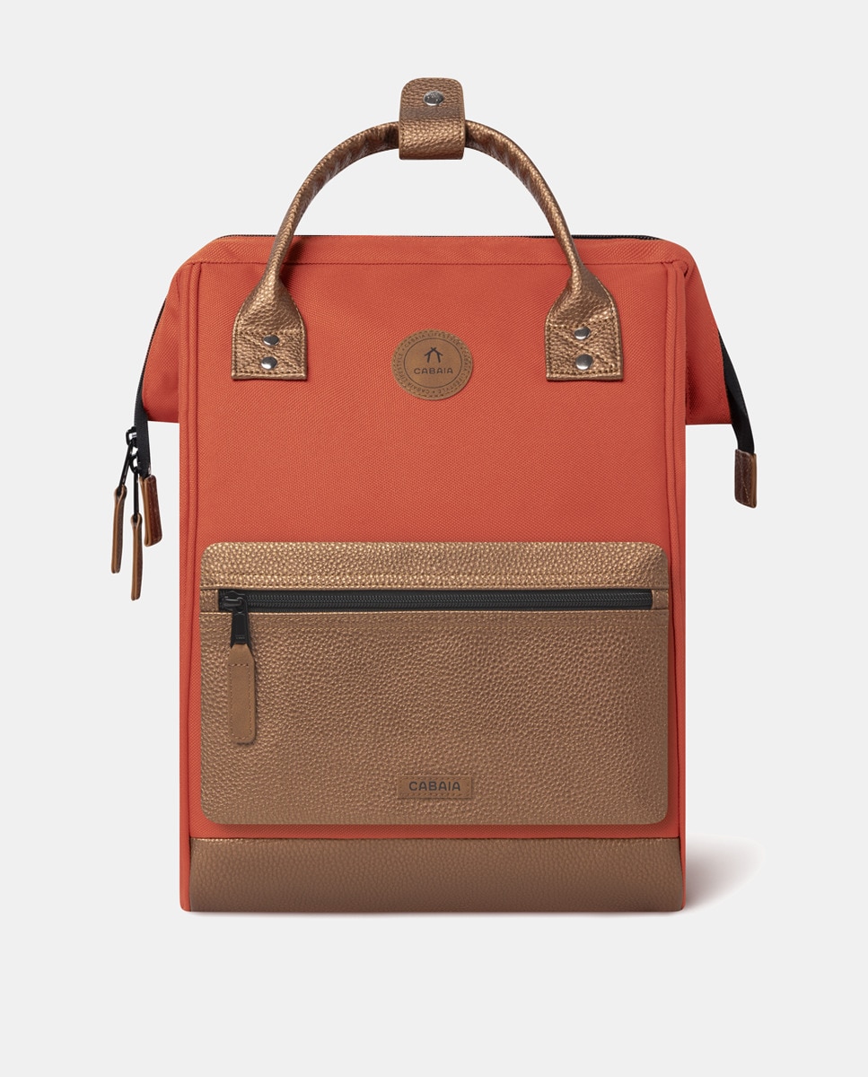 Mochila Média Bogotá Repelente à Água - Laranja Laranja-12
