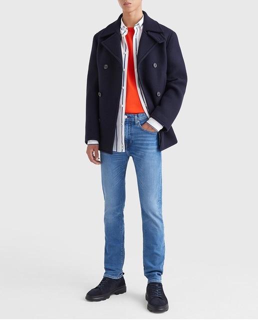 Imagen 0 de Vaquero de hombre Bleecker slim fit con lavado medio