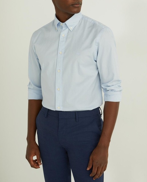 Imagen 0 de Camisa de hombre regular fit de manga larga