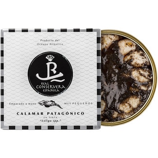 chipirones en su tinta lata 65 g neto escurrido - Real Conservera Española
