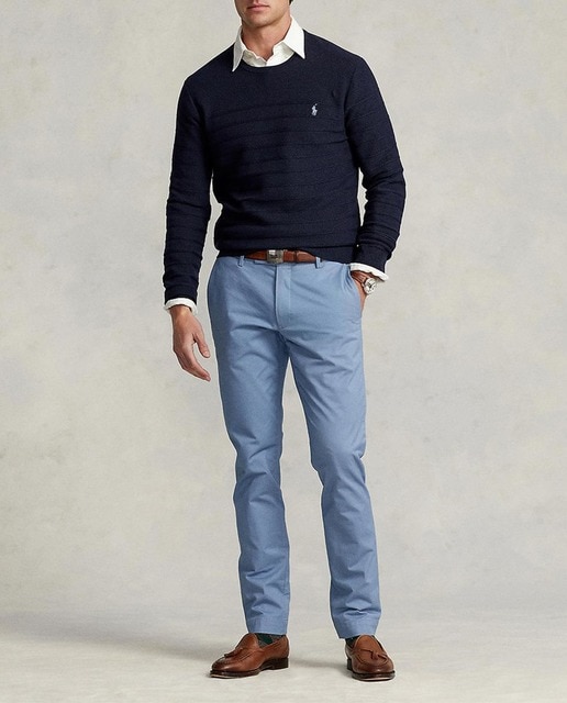 Imagen 0 de Pantalón chino de hombre Slim Fit elástico