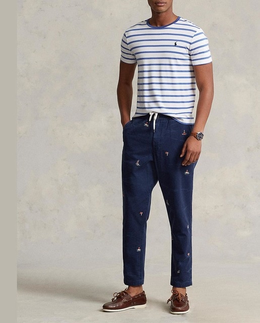 Imagen 0 de Pantalón chino de hombre Classic Fit microestampado