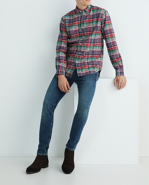 Imagen 0 de Camisa de hombre oxford de manga larga regular fit
