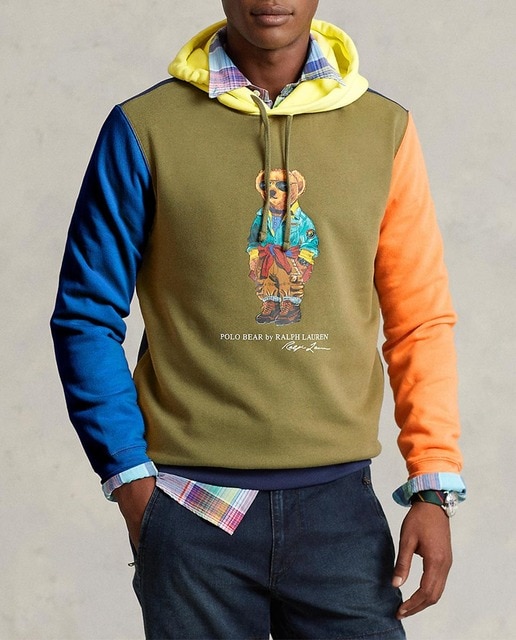 Imagen 0 de Sudadera de hombre color block con capucha Polo Bear montañero