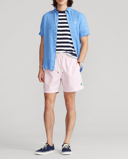 Imagen 0 de Camisa de hombre de lino Slim Fit