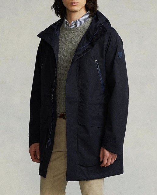 Imagen 0 de Gabardina de hombre larga resistente al agua