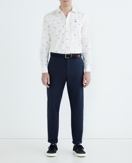 Imagen 0 de Camisa de hombre regular fantasía estampado