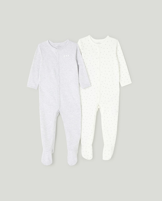 Imagen 0 de Pack 2 peleles de bebé niño cuello redondo