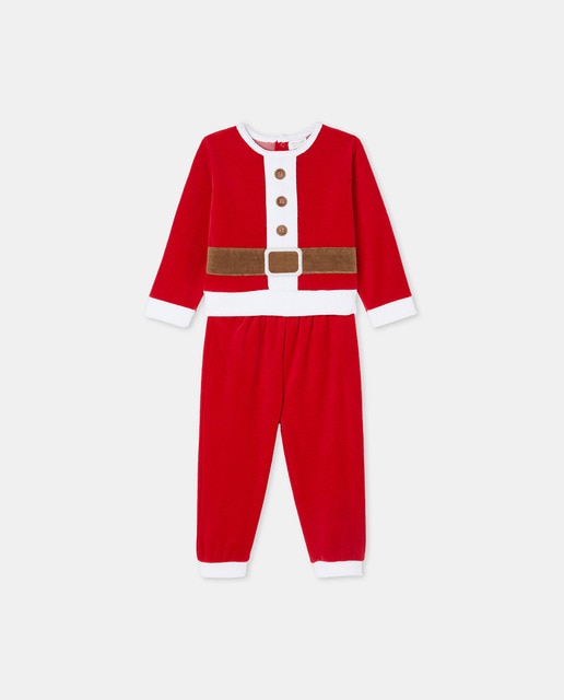 Imagen 0 de Pijama bebé velour papá Noel
