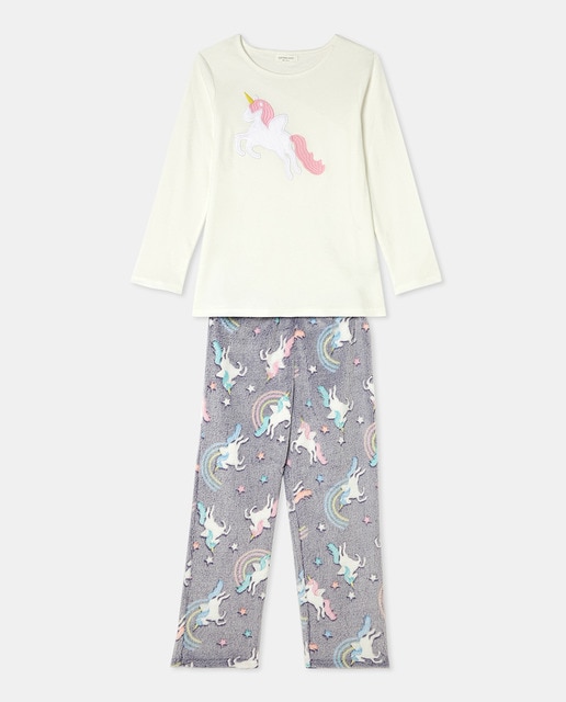 Imagen 0 de Pijama de niña con pantalón largo