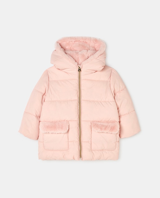 Imagen 0 de Parka acolchada capucha bebé niña