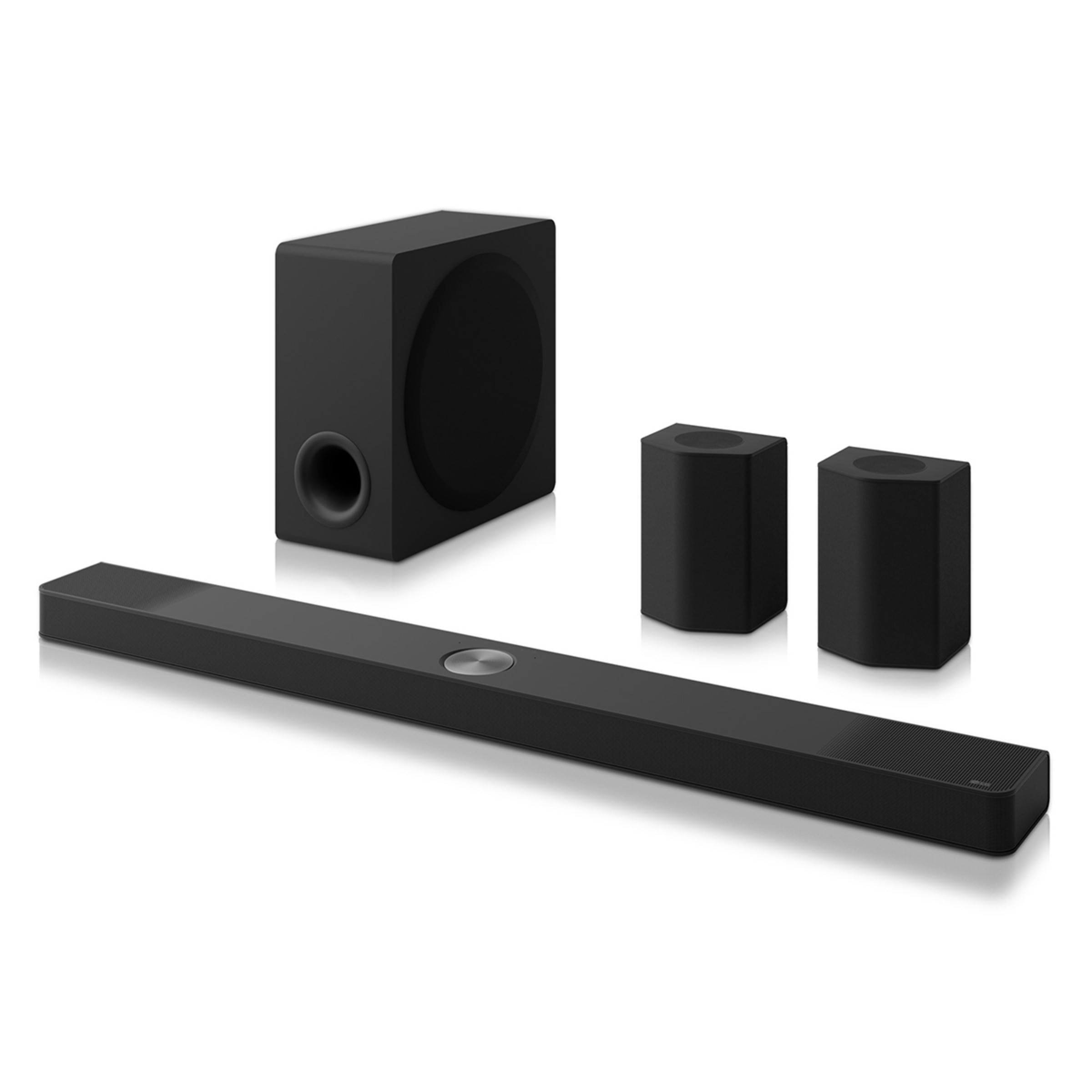 Barra de sonido LG S95TR AI Sound Pro 4K, 9.1.5, 810W, DHR10, Dolby Vision, Dolby Atmos y DTS:X, Wi-Fi, Subwoofer inalámbric (Reacondicionado Grado A) Negro-1