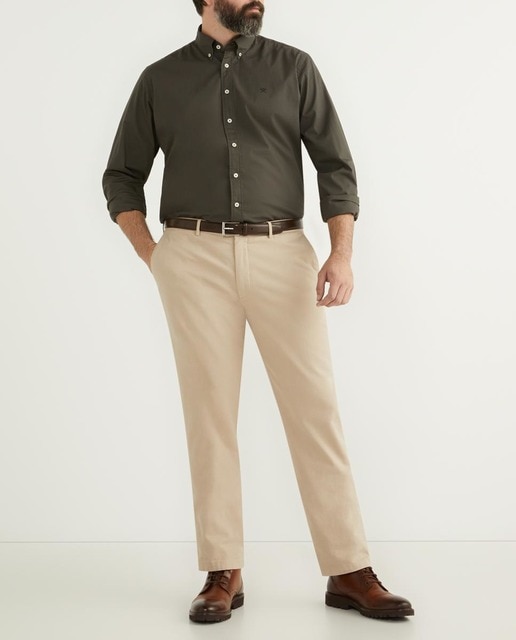 Imagen 0 de Chino texturizado de hombre regular fit tallas grandes