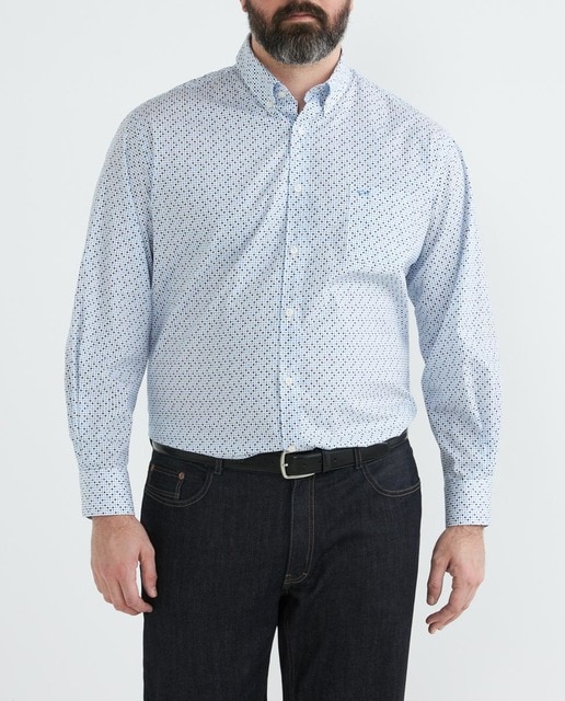 Imagen 0 de Camisa de hombre tallas grandes m/l. print