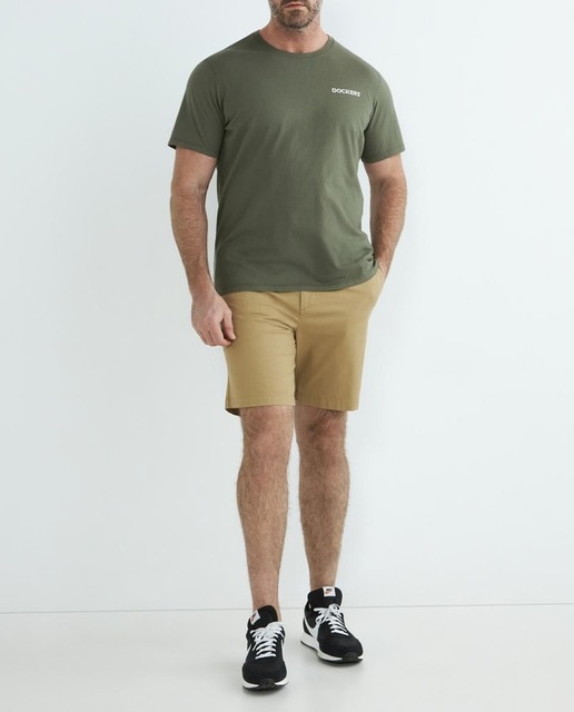 Imagen 0 de Bermuda de hombre tallas grandes , color beige
