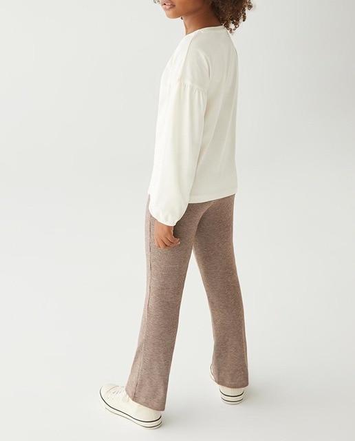 Imagen 0 de Pantalón de niña campana estampado cuadros