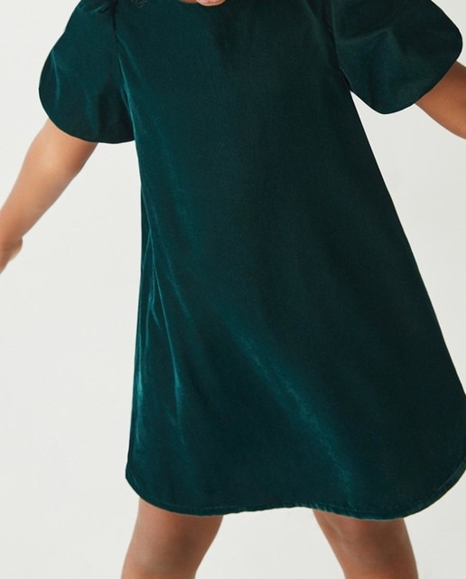 Imagen 0 de Vestido manga corta de terciopelo