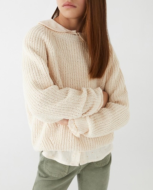 Imagen 0 de Jersey de chenilla de niña con manga larga