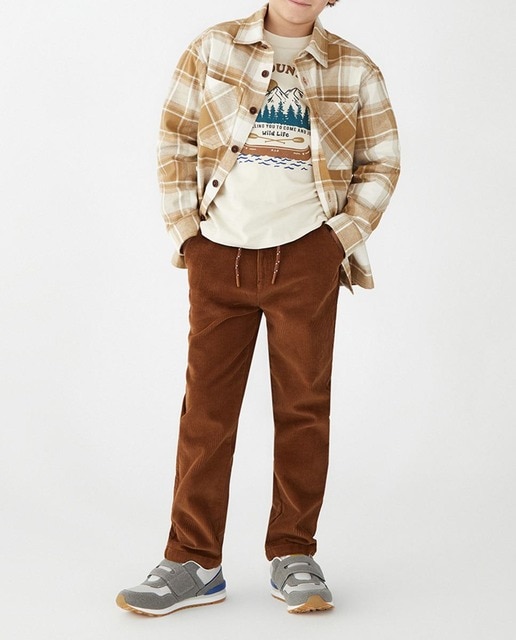 Imagen 0 de Camisa de Niño manga larga con estampado de cuadros