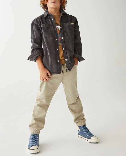 Imagen 0 de Sobrecamisa manga larga pana gruesa