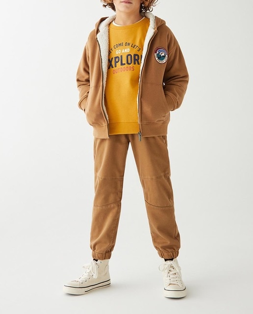 Imagen 0 de Sudadera de niño con capucha lisa