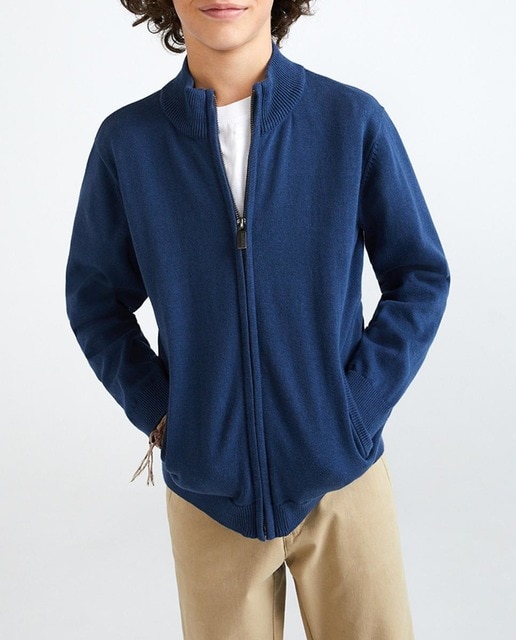 Imagen 0 de Chaqueta de punto de niño con cierre de cremallera