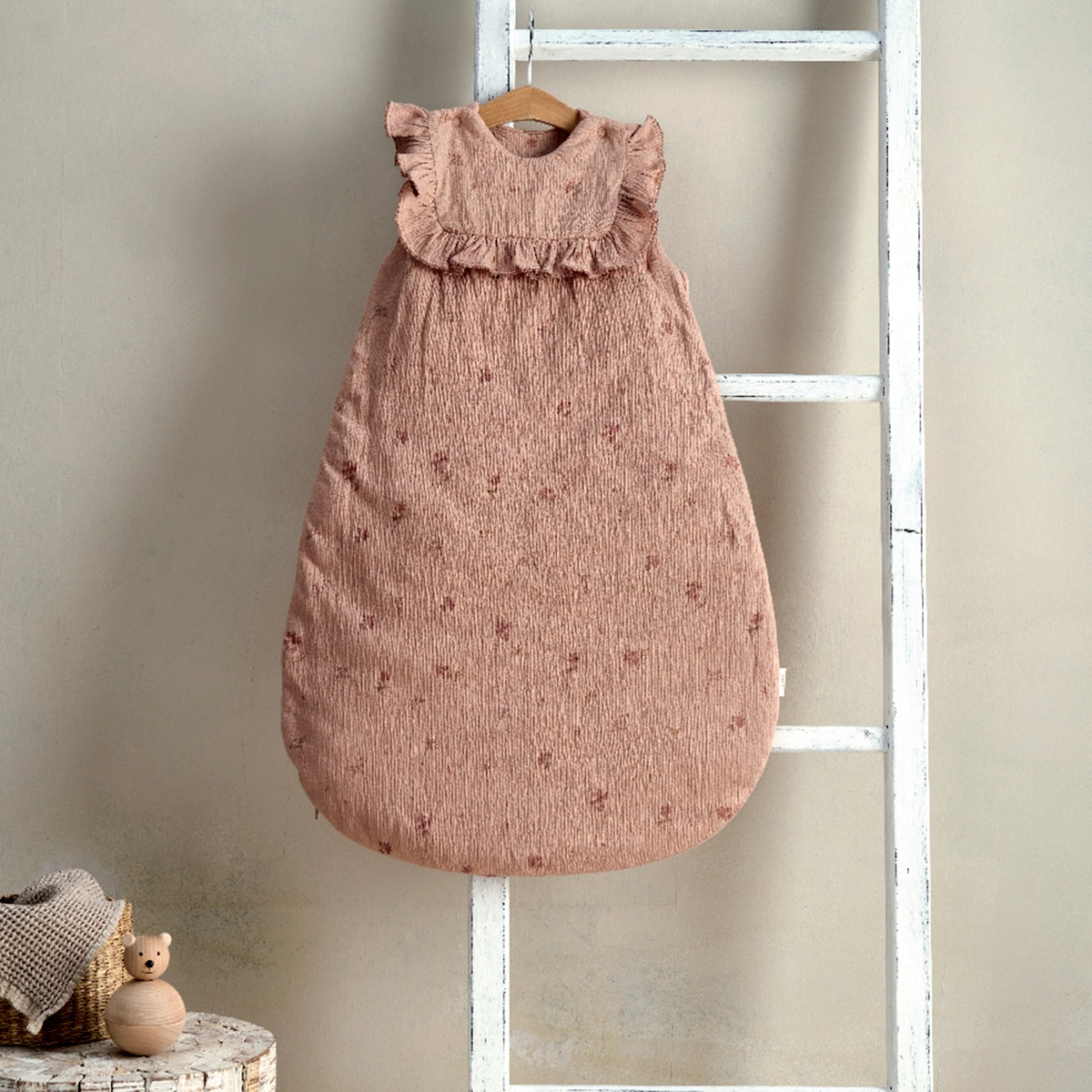 Saco de dormir Mamas & Papas Welcome to the World Wildflower 2.5 Tog Flores Rosa-3