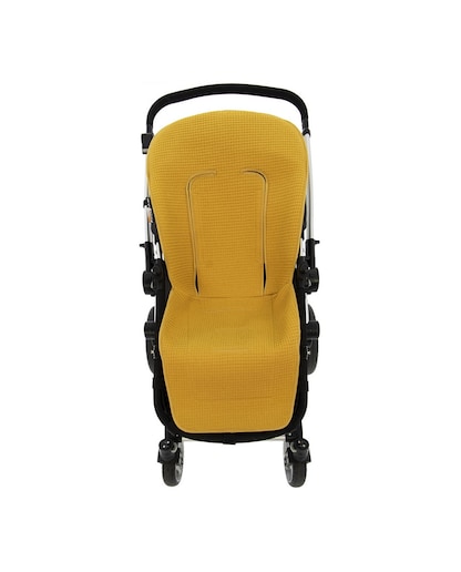 Imagen 0 de Colchoneta universal Cotton Juice Baby Home wafflle mostaza