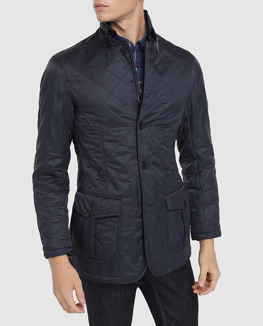Imagen 0 de Parka de hombre azul con dos bolsillos