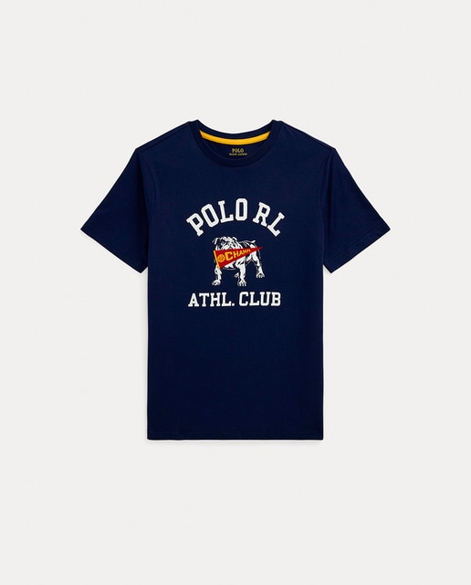 Imagen 0 de Camiseta de niño de algodón en azul marino