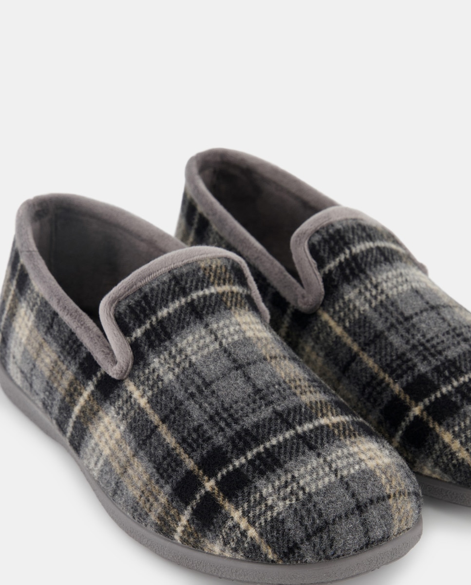 Pantufas Cinzento-5