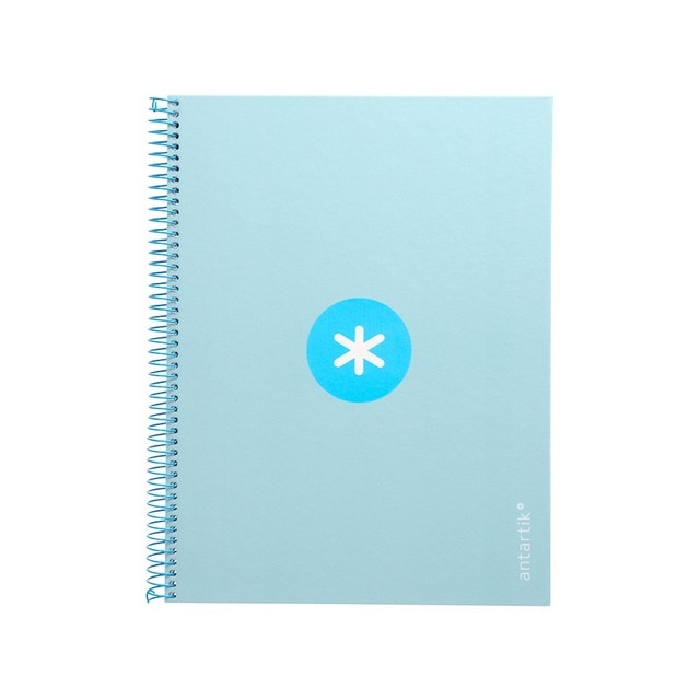 Imagem 0 de Caderno A4 em Espiral Pautado, Antartik Azul Celeste