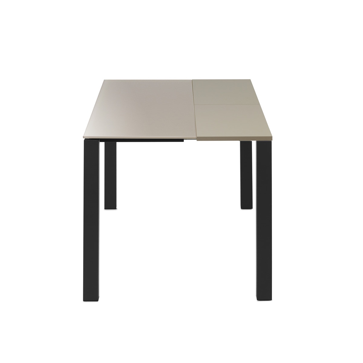 Mesa Extensível de Vidro Ginger Pombo/Preto-3