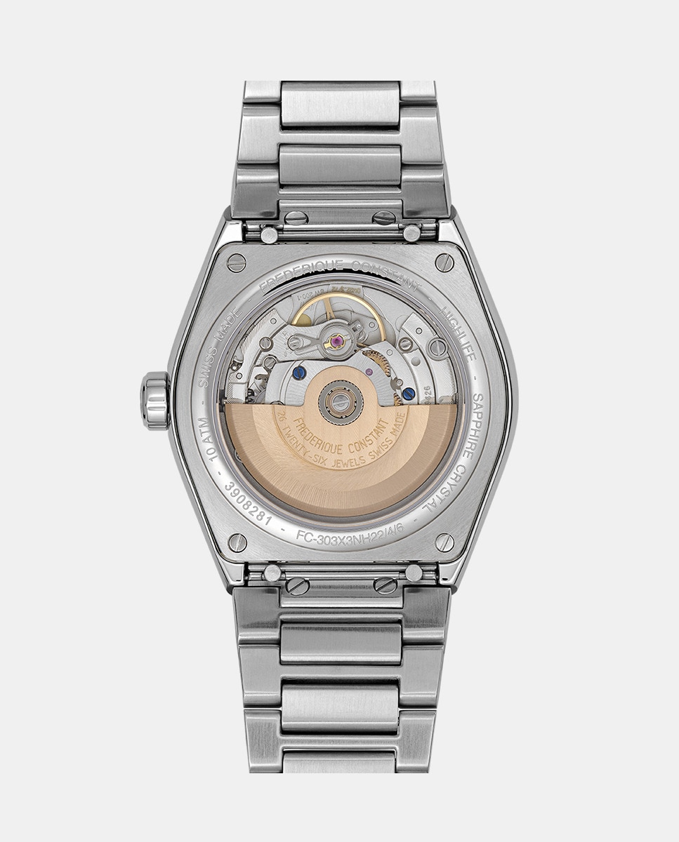 Reloj hombre Highlife FC-303S3NH26B de zafiro automático de caucho 3