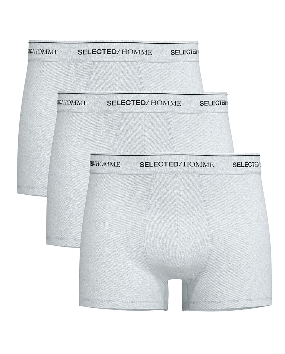 Pack de Três Boxers em Algodão Orgânico Cru-5