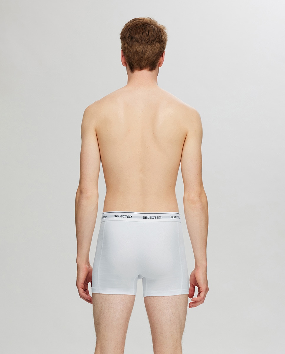 Pack de Três Boxers em Algodão Orgânico Cru-2