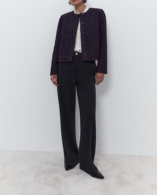 Imagen 0 de Blazer corta lana mujer