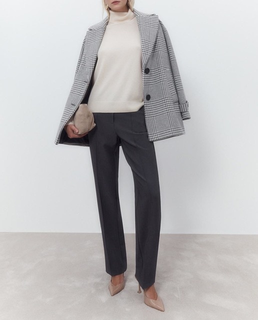 Imagen 0 de Chaquetón de mujer con solapa