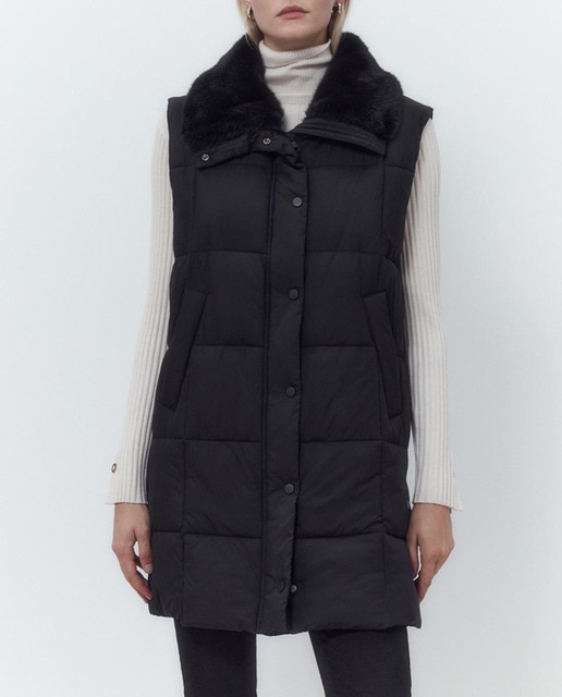 Imagen 0 de Chaleco mujer guateado cuadros