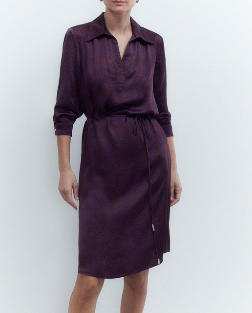 Imagen 0 de Vestido largo camisero