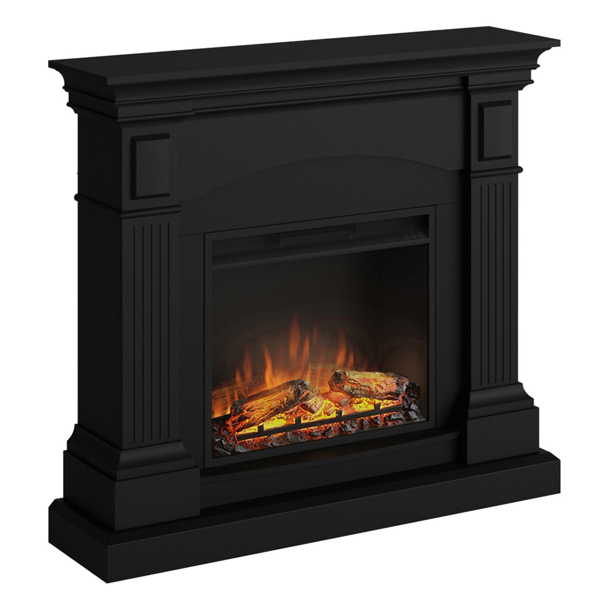 Chimenea Eléctrica Magna Negro-2