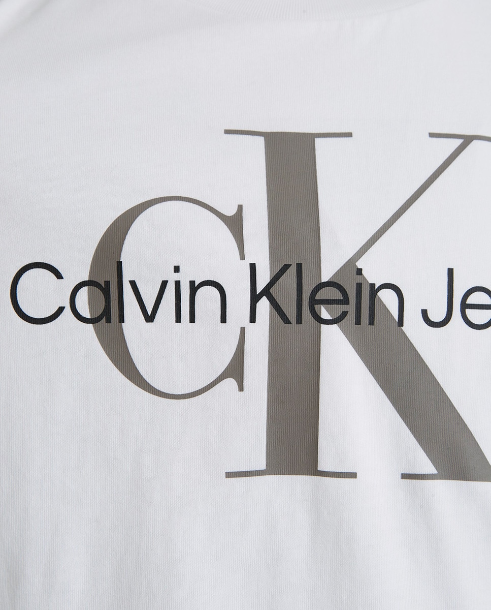 T-shirt com manga curta Branco-4