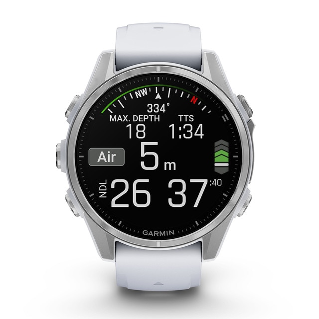 Imagem 0 de Relógio Fenix 8 43mm em Aço com Bracelete em Silicone - Branco